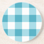 Gingham Pattern Getränkeuntersetzer (Vorne)