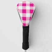 Gingham Pattern Golf Headcover (Vorderseite)