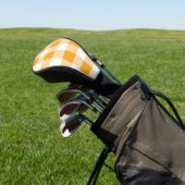 Gingham Pattern Golf Headcover (In SItu)