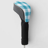 Gingham Pattern Golf Headcover (angewinkelt)