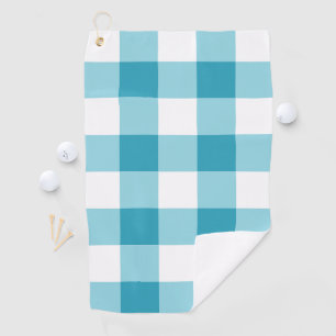 Gingham Pattern Golfhandtuch