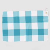 Gingham Pattern Golfhandtuch (Horizontal)