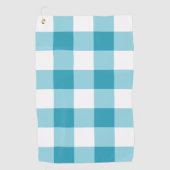 Gingham Pattern Golfhandtuch (Vorderseite)