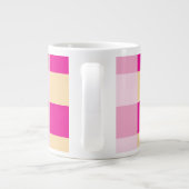 Gingham Pattern Jumbo-Tasse (Rückseite)