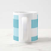 Gingham Pattern Jumbo-Tasse (Rückseite)