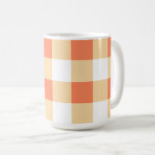 Gingham Pattern Kaffeetasse (VorderseiteRechts)
