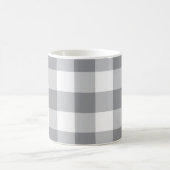 Gingham Pattern Kaffeetasse (Mittel)