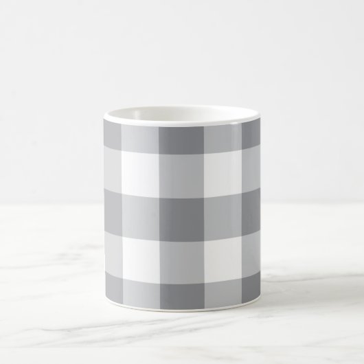 Gingham Pattern Kaffeetasse (Mittel)