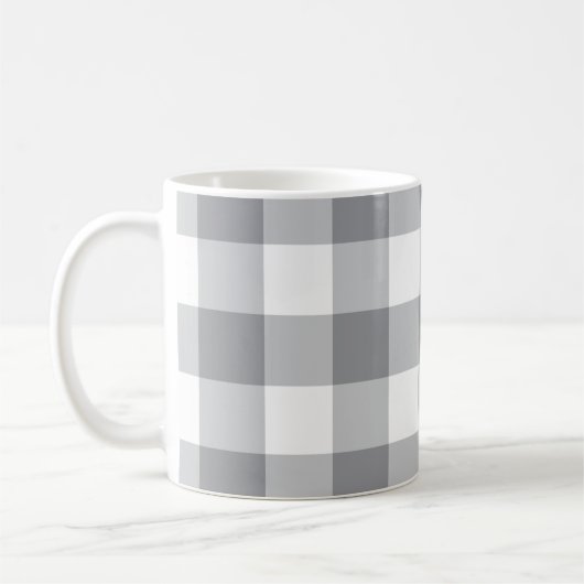 Gingham Pattern Kaffeetasse (Links)