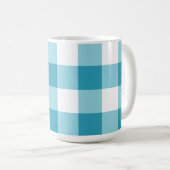 Gingham Pattern Kaffeetasse (VorderseiteRechts)