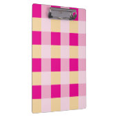 Gingham Pattern Klemmbrett (Rechts)