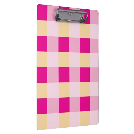 Gingham Pattern Klemmbrett (Rechts)