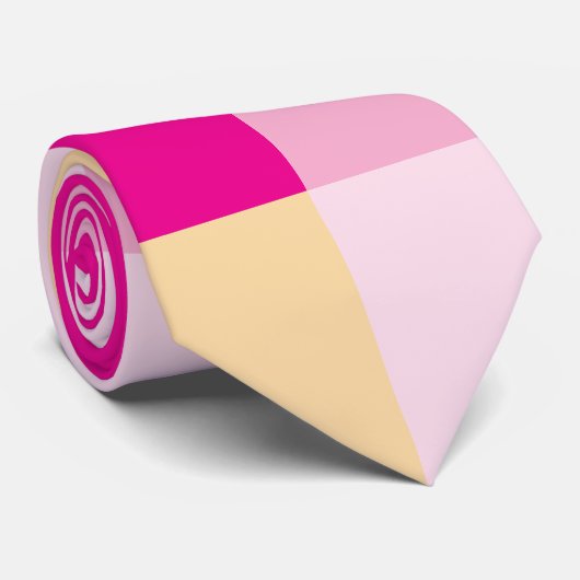 Gingham Pattern Krawatte (Gerollt)