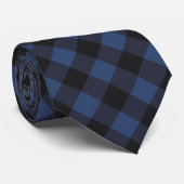 Gingham Pattern Krawatte (Gerollt)