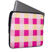 Gingham Pattern Laptopschutzhülle (Vorne Rechts)