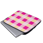 Gingham Pattern Laptopschutzhülle (Vorne Knopf)