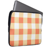 Gingham Pattern Laptopschutzhülle (Vorne Rechts)