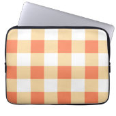 Gingham Pattern Laptopschutzhülle (Vorderseite)