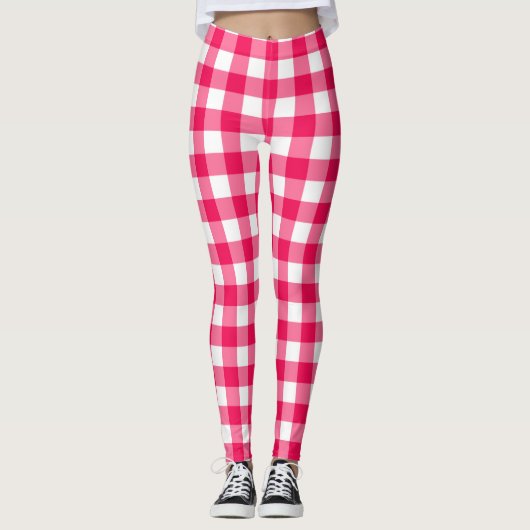 Gingham Pattern Leggings (Vorderseite)