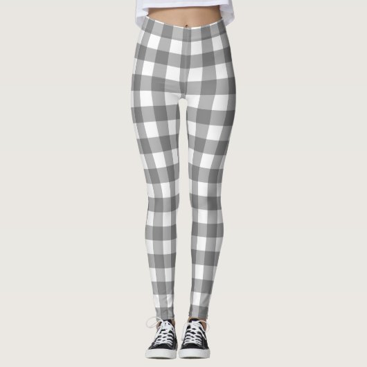 Gingham Pattern Leggings (Vorderseite)