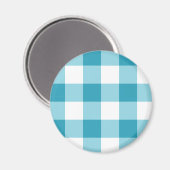 Gingham Pattern Magnet (Vorderseite/Rückseite)