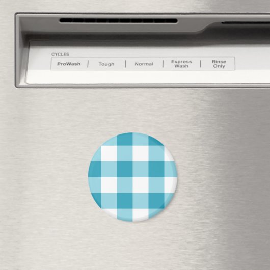Gingham Pattern Magnet (In Situ (Geschirrspüler))