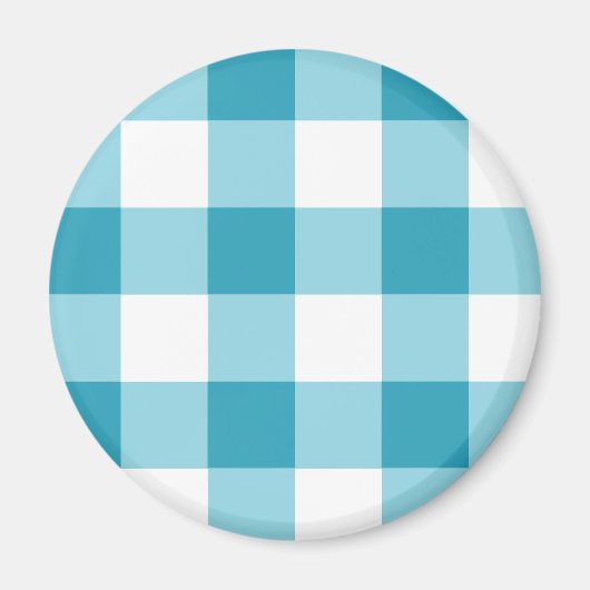 Gingham Pattern Magnet (Vorne)