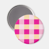 Gingham Pattern Magnet (Vorderseite/Rückseite)