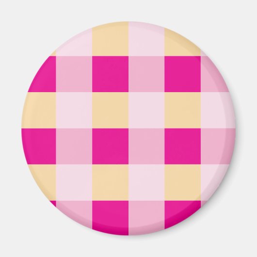 Gingham Pattern Magnet (Vorne)