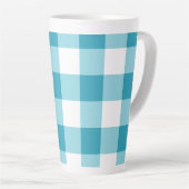 Gingham Pattern Milchtasse (Rechte Ecke)