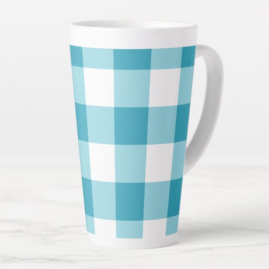 Gingham Pattern Milchtasse (Rechte Ecke)