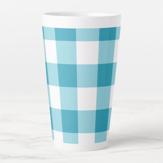 Gingham Pattern Milchtasse (Vorderseite)