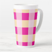 Gingham Pattern Milchtasse (Rechte Ecke)