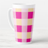 Gingham Pattern Milchtasse (Linke Ecke)