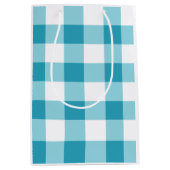 Gingham Pattern Mittlere Geschenktüte (Vorderseite)