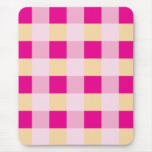 Gingham Pattern Mousepad (Vorne)