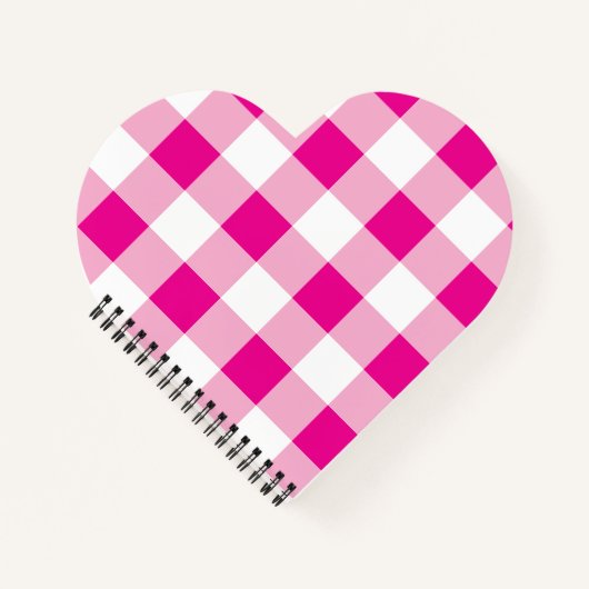 Gingham Pattern Notizblock (Vorderseite)