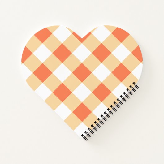 Gingham Pattern Notizblock (Rückseite)