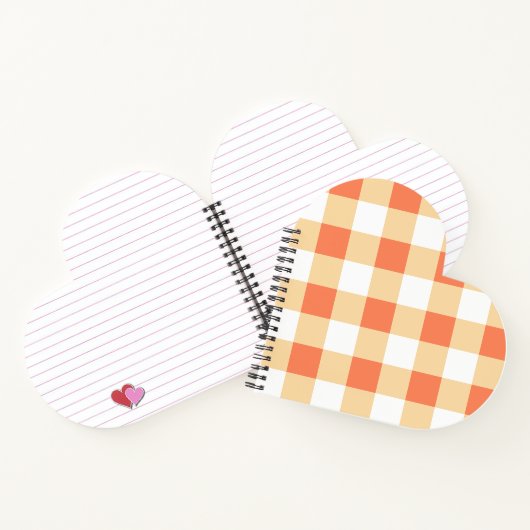 Gingham Pattern Notizblock (Innenseite)