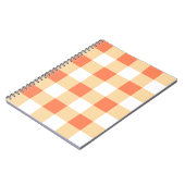 Gingham Pattern Notizblock (Linke Seite)