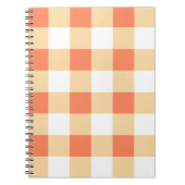 Gingham Pattern Notizblock (Vorderseite)