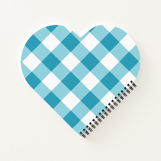 Gingham Pattern Notizblock (Rückseite)