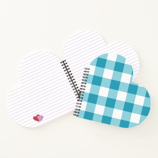 Gingham Pattern Notizblock (Innenseite)