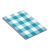 Gingham Pattern Notizblock (Rechte Seite)