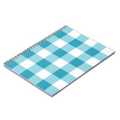 Gingham Pattern Notizblock (Linke Seite)