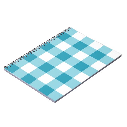 Gingham Pattern Notizblock (Linke Seite)