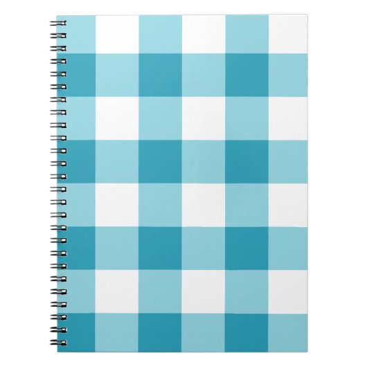 Gingham Pattern Notizblock (Vorderseite)