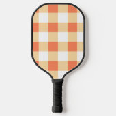 Gingham Pattern Pickleball Schläger (Rückseite)