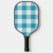 Gingham Pattern Pickleball Schläger (Vorderseite)