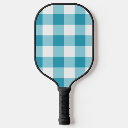 Gingham Pattern Pickleball Schläger (Vorderseite)